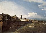 Bernardo Bellotto View of Turin near the Royal Palace painting
